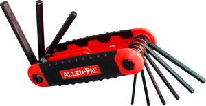 Hex Key Set Inch Folding 9pce $16.00